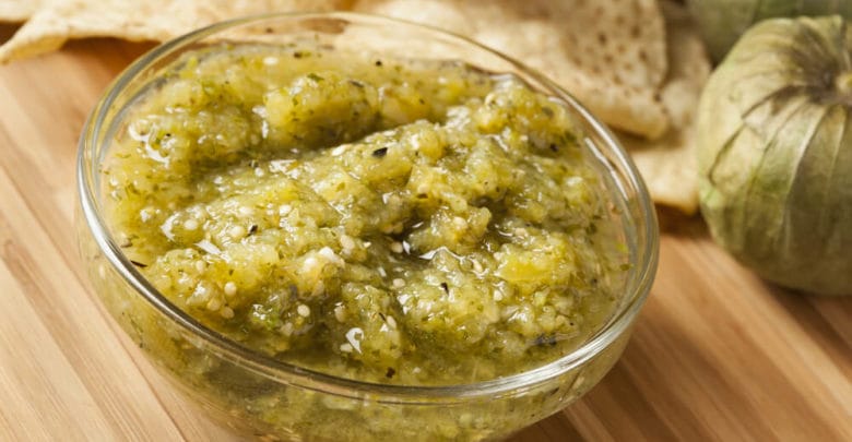 Chicharron en salsa verde