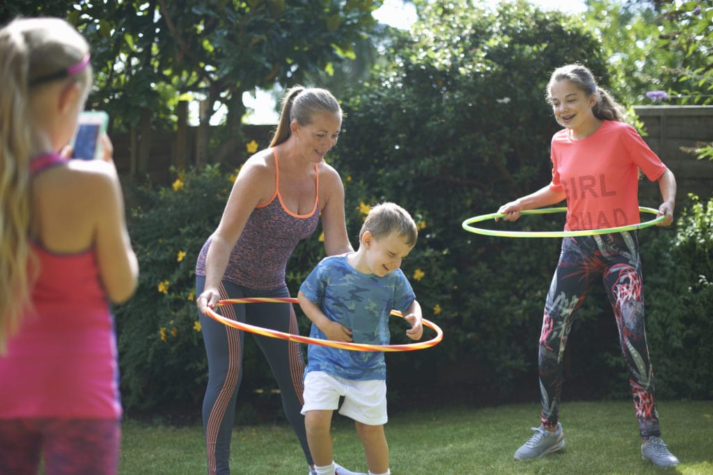 bailando con niños