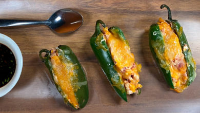 Receta de jalapeños rellenos de queso, ¡irresistibles!