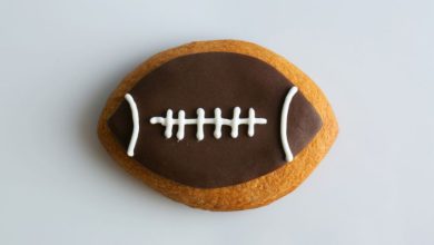 Receta de galletas en forma de balón de superbowl