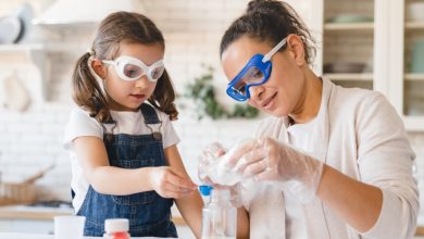 Experimentos en casa para niños