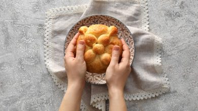 Helado de pan de muerto